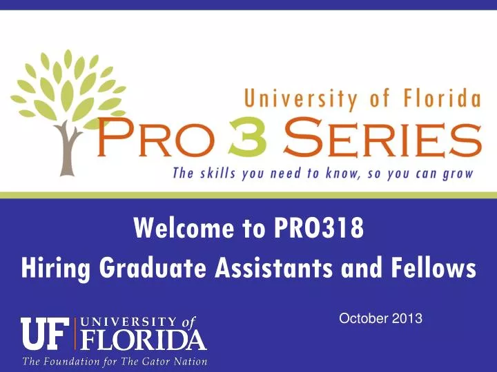 welcome to pro318 hiring graduate assistants and fellows