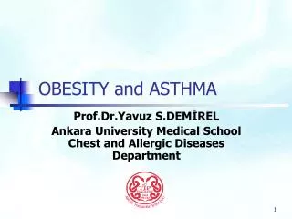OBESITY and ASTHMA