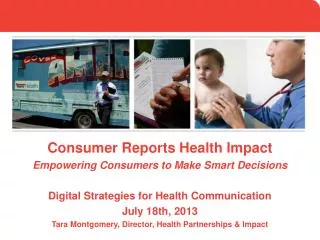 Consumer Reports Health Impact Empowering Consumers to Make Smart Decisions
