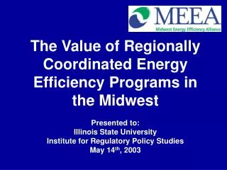 Who is MEEA and what do we do? Why is energy efficiency important?