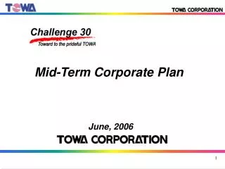Mid-Term Corporate Plan