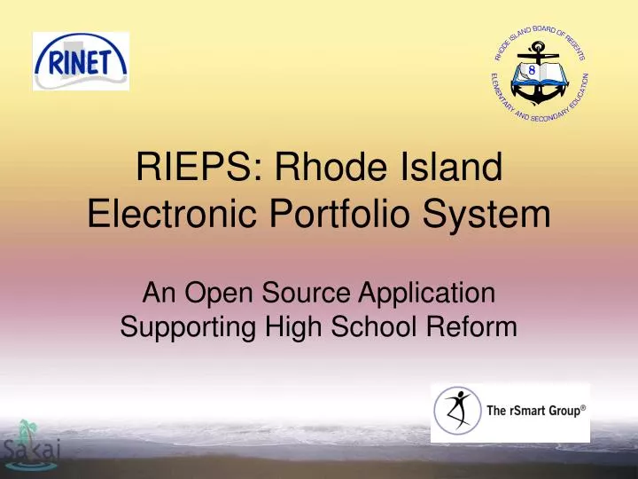 rieps rhode island electronic portfolio system