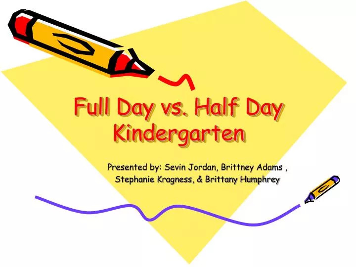 full day vs half day kindergarten