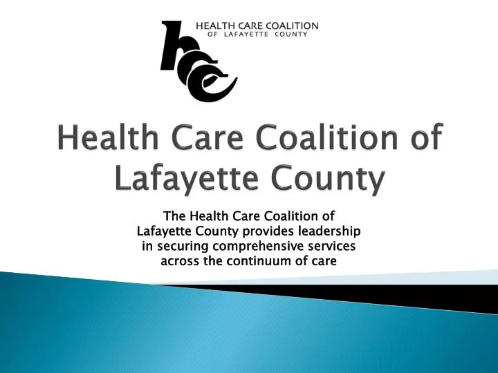 health care coalition of lafayette county