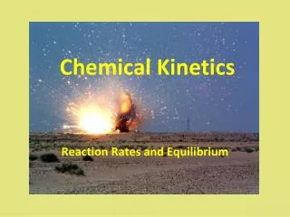 chemical kinetics