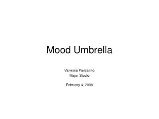Mood Umbrella