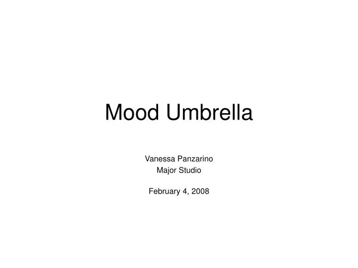 mood umbrella
