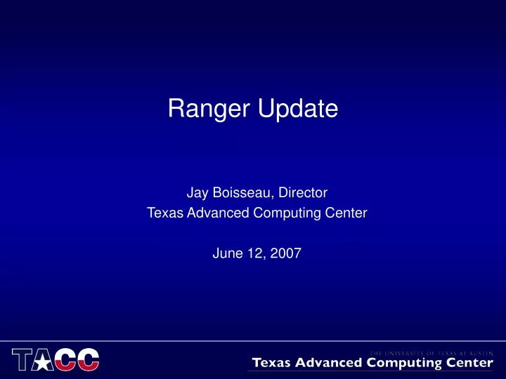 ranger update