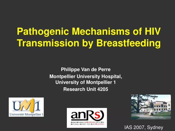 pathogenic mechanisms of hiv transmission by breastfeeding