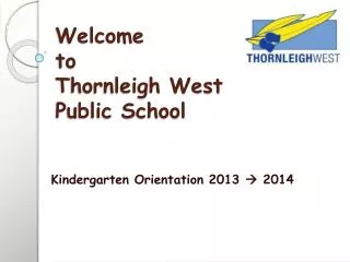 Welcome to Thornleigh West Public School
