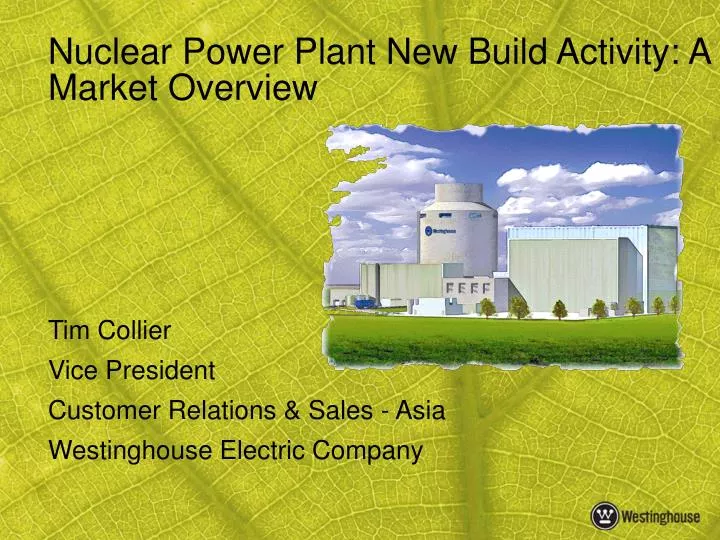nuclear power plant new build activity a market overview