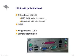 liit nn t ja lis laitteet