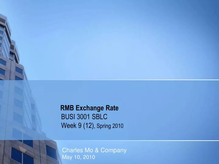 rmb exchange rate