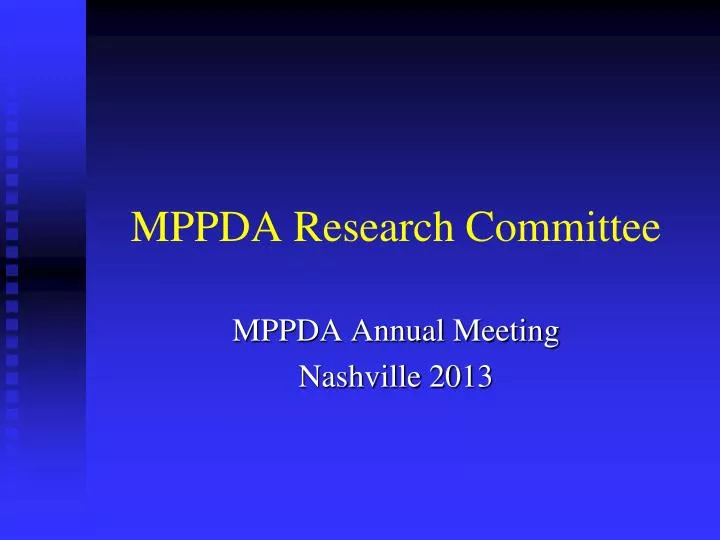 mppda research committee