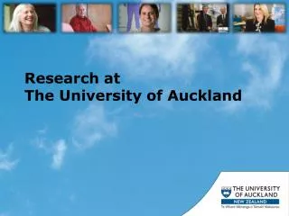 Research at The University of Auckland