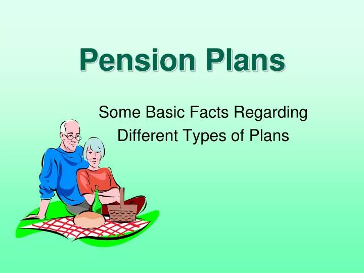 pension plans