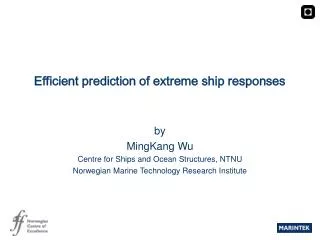 Efficient prediction of extreme ship responses