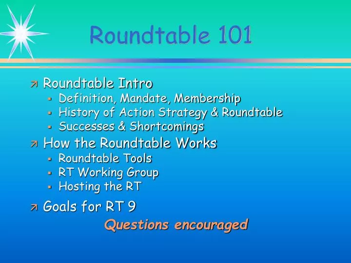 roundtable 101