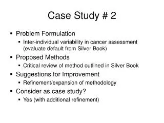 Case Study # 2