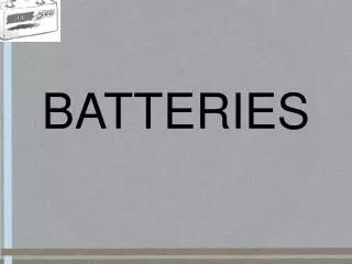 batteries