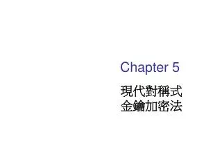 chapter 5