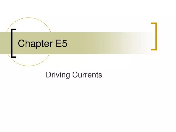 chapter e5