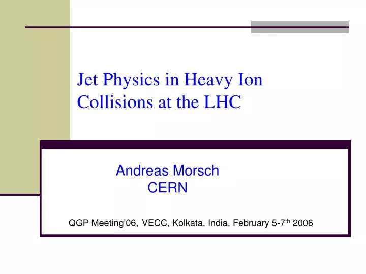 jet physics in heavy ion collisions at the lhc