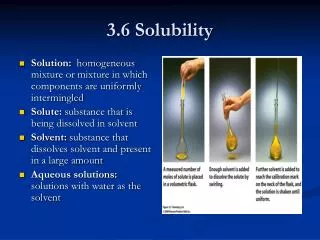 3.6 Solubility