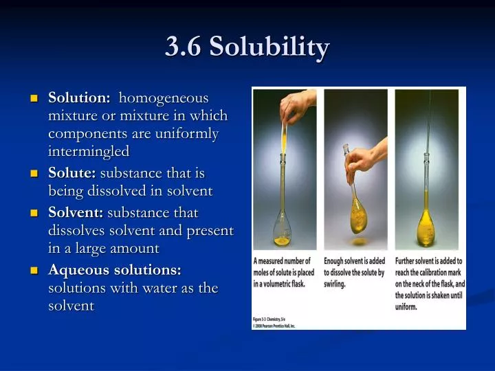 3 6 solubility
