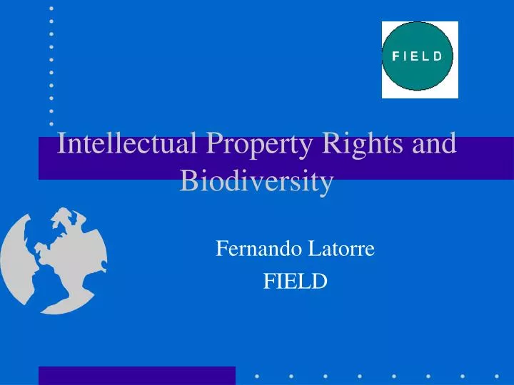 intellectual property rights and biodiversity