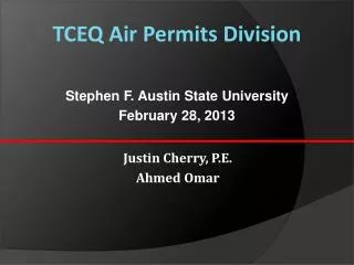 TCEQ Air Permits Division