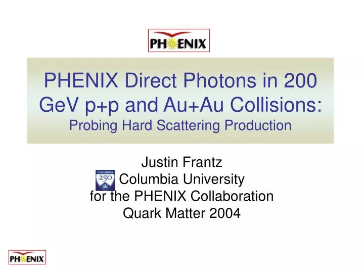 phenix direct photons in 200 gev p p and au au collisions probing hard scattering production