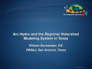 Arc Hydro and the Regional Watershed Modeling System in Texas