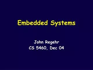 Embedded Systems