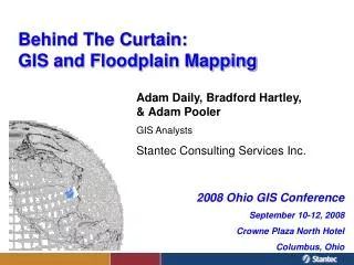 Behind The Curtain: GIS and Floodplain Mapping