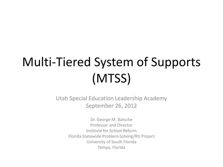 multi tiered system of supports mtss