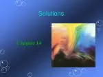 Solutions