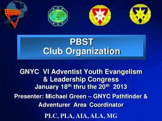 PBST Club Organization