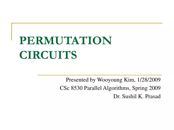 permutation circuits