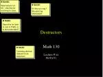 Destructors - slide 1