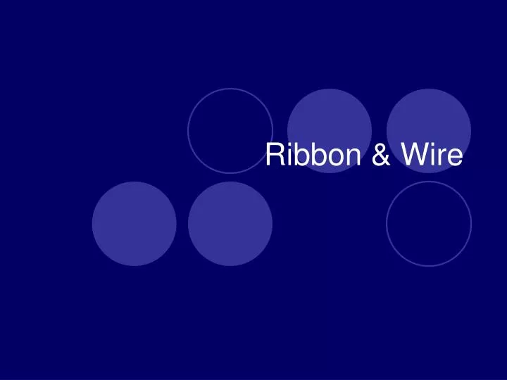 ribbon wire