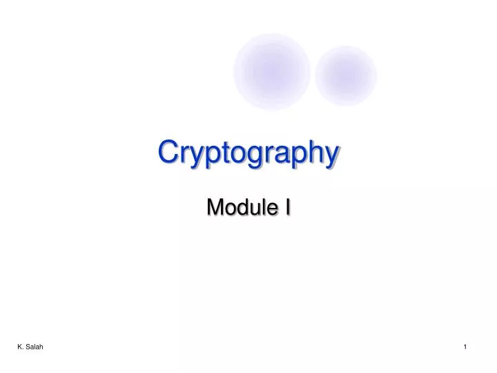 cryptography