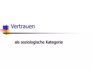vertrauen