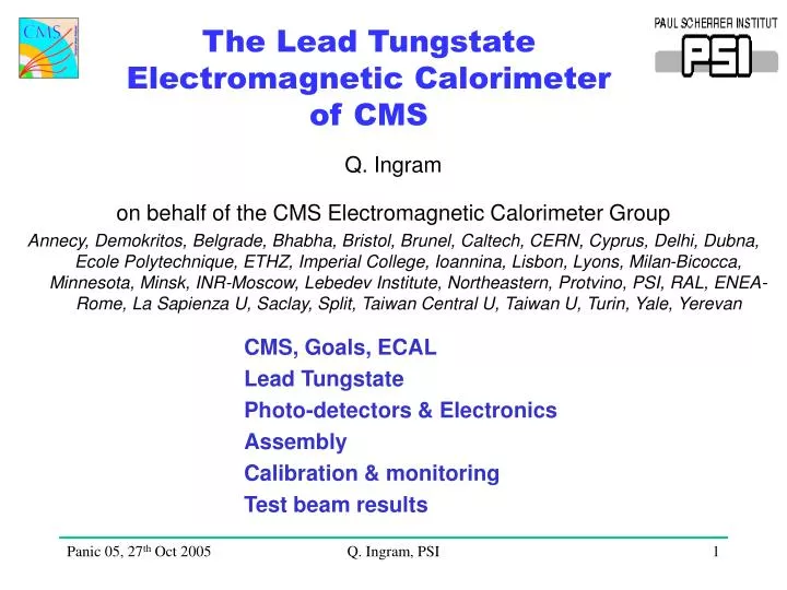 the lead tungstate electromagnetic calorimeter of cms