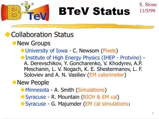 BTeV Status