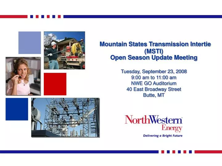 mountain states transmission intertie msti open season update meeting
