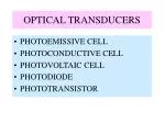 OPTICAL TRANSDUCERS - slide 1