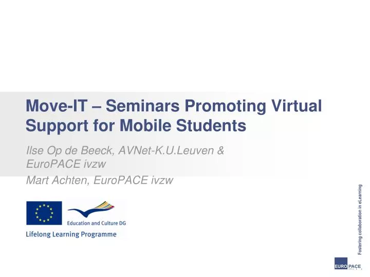move it seminars promoting virtual support for mobile students