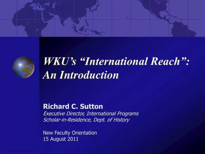 wku s international reach an introduction