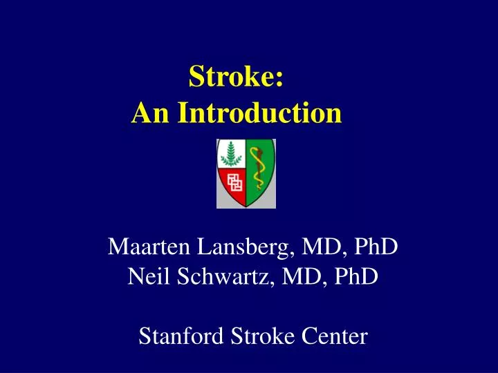 stroke an introduction